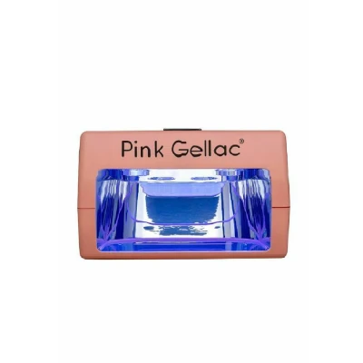 Abbildung von Pink Gellac Kompakt UV Lampe für Gelnägel Pfirsisch Mini Nägel mit Automatischem Timer Unterwegs Nagellampe in Salonqualität
