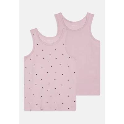 Abbildung von Name it mini Mädchen Nmftank Top 2P Hearts Noos, Winsome Orchid, Numeric_98 (2er Pack)