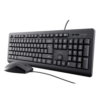 Abbildung von Trust Primo Tastatur Maus Set, Belgisches AZERTY Layout