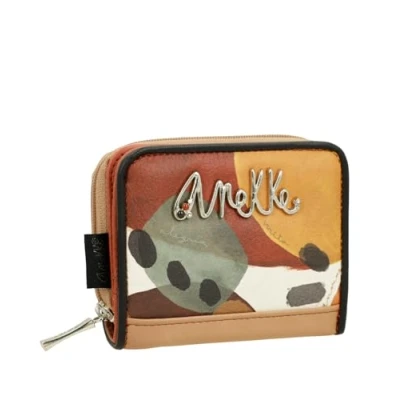 Abbildung von Anekke Alma Wallet Klein RFID Braun/Weiß
