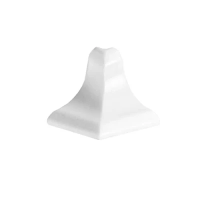 Abbildung von DQ PP 1x WINKELLEISTE AUßENECKE Weiss glänzend 13 x 13mm PVC Küchenleiste Arbeitsplatte Abschlussleiste Küchenabschlussleiste Wandabschlussleiste Tischplattenleisten