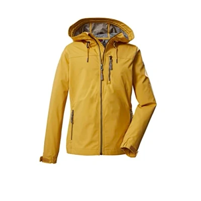 Abbildung von G.I.G.A. DX Damen Softshelljacke/Outdoorjacke mit Kapuze GS 97 WMN SFTSHLL JCKT, 46, gebranntes gelb, 38392 000