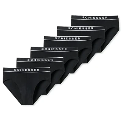 Abbildung von Schiesser 95/5 Organic Cotton Rio Slip/Unterhose 6er Pack (5 Schwarz)