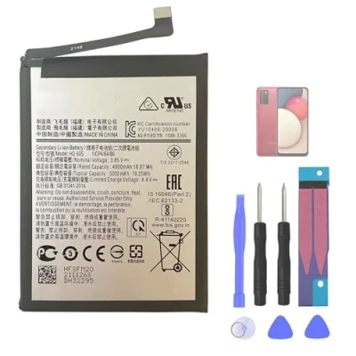 Abbildung von Aousavo HQ 50S ersatz akku Kompatibel mit Galaxy A02S SM A025F/DS A03S A037F