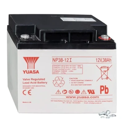 Abbildung von Yuasa NP38 12I Blei Akku mit M5 Gewinde, 12 Volt, 38Ah