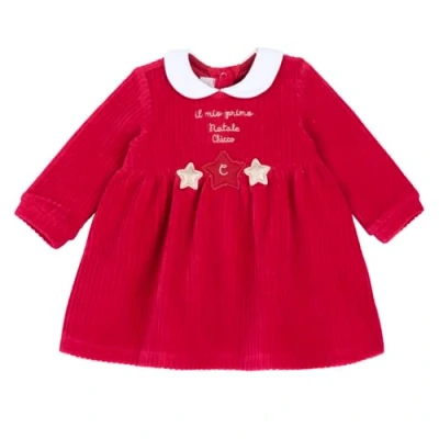 Abbildung von Chicco Christmas Freizeitkleid für Kinder, Größe: 56, Red
