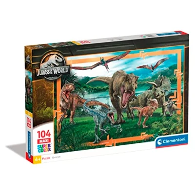 Abbildung von Clementoni Maxi Jurassic World Kinderpuzzle 104 Teile