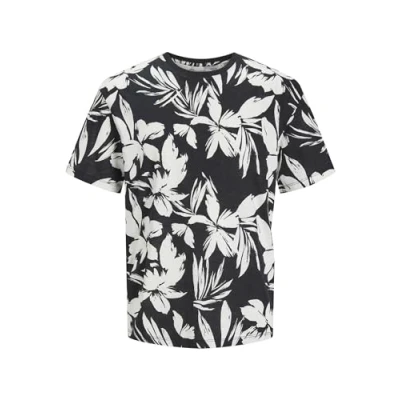 Abbildung von Jack &amp; Jones Resort AOP TEE Tshirt print, Herren, Größe: Small, Black
