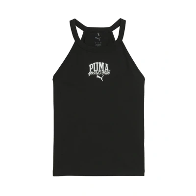 Abbildung von Puma CLASS Kurzes Slim Fit Tanktop Damen Mit Print Alpine Snow Größe: XS