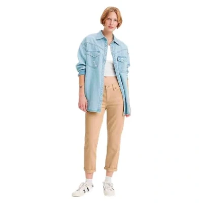 Abbildung von Levi&#039;s Damen Mid Rise Boyfriend Unbasic Khaki Twill 31W / 27L