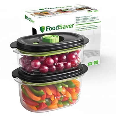 Abbildung von FoodSaver Fresh 2.0 Aufbewahrungsboxen 2 Stück 700 ml und 1.2 Liter