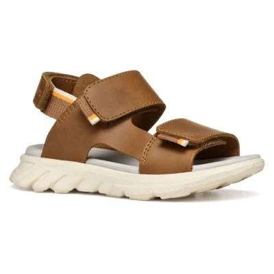 Abbildung von Geox Airadyum Trekkingsandale für Kinder, Größe: 34, Braun Schuhe