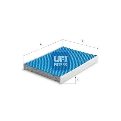 Abbildung von UFI 34.166.00 Innenraumfilter mit antibakterieller Wirkung 270 196 32 PEUGEOT: 407 SW, Limousine, Coupe, CITROËN: C5 III Kombi, 3