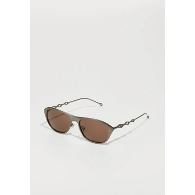 Abbildung von Diesel Unisex Sonnenbrille, Größe: 55, Matte gun metal
