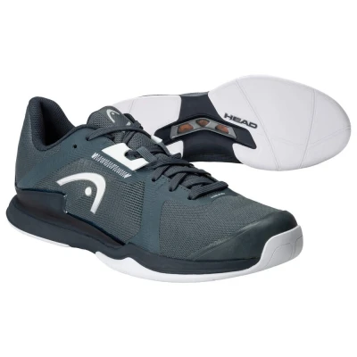 Abbildung von Head Sprint PRO 3.5 Carpet MEN Tennisschuh für Sandplätze, Herren, Größe: 43, Dark grey/ blue Textil/synthetik