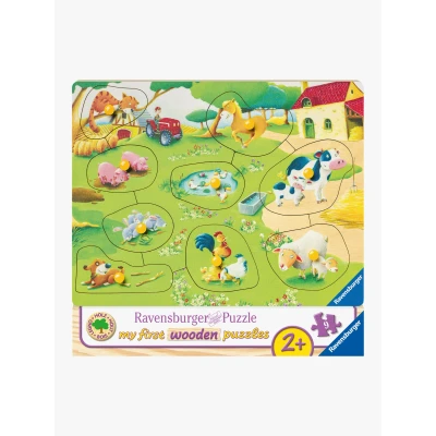 Abbildung von Ravensburger Knopfpuzzle Kleiner Bauernhof 9 Teile