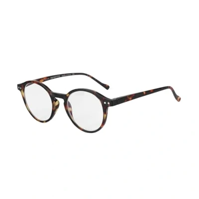 Abbildung von ZENOTTIC Blaue Licht Blockieren Lesebrille, Anti Schwindlig Glasses Damen und Herren Leicht Rundrahmen Retro Brillen (+3.00, SCHILDKRÖTE)