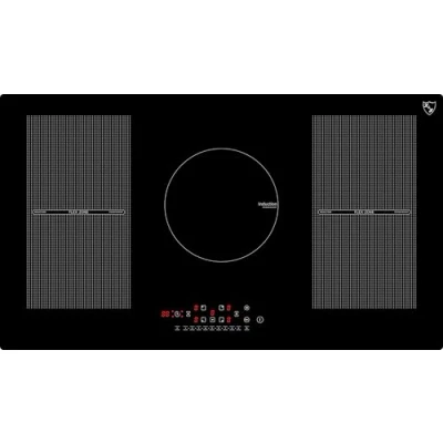 Abbildung von K&amp;H 5 Zonen FLEX Induktionskochfeld 90cm Autark Eingebaut 90 IN 9400FLX