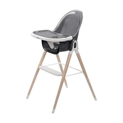 Abbildung von Engel &amp; Storch 2in1 Babyhochstuhl ARTO Kinderhochstuhl Babystuhl Hochstuhl Essstuhl Kombihochstuhl Dunkelgrau