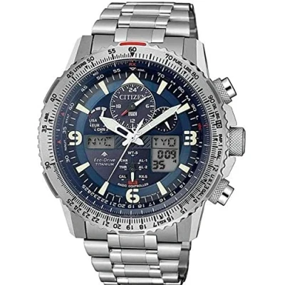 Abbildung von Citizen Solaruhr, Herren Titan Solar Funkuhr Promaster Sky Eco Drive Saphirglas JY8100 80L
