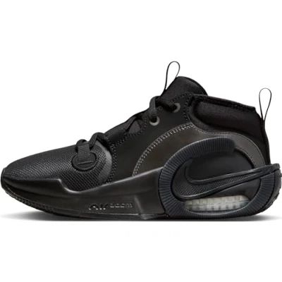 Abbildung von Nike Performance AIR ZOOM Crossover 2 Unisex Basketballschuh für Kinder, Größe: 36.5, Black/anthracite/bright crimson/tint Leder und textil