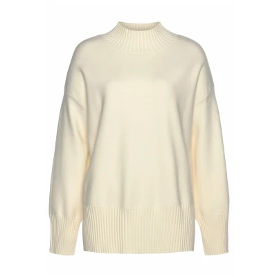 Abbildung von Lascana Strickpullover, Damen, Größe: 32/34, Hellbeige