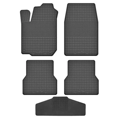 Abbildung von Fußmatten Vorne, Hinten + Tunnel für Nissan X Trail 2007 2014 T31 T32 Gummi Gumimatten
