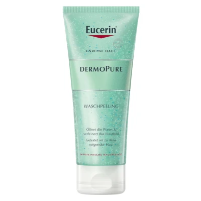 Abbildung von Eucerin Waschpeeling Dermopure BEI Unreiner HAUT, ÖFFNET DIE Poren Gesichtsreinigung, Größe: 100 ml,