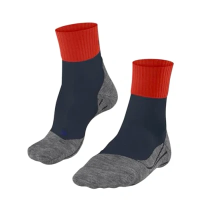 Abbildung von FALKE Herren Wandersocken TK2 Explore Cool Short M SSO Lyocell Funktionsmaterial antiblasen dick 1 Paar, Orange (Samba 8182), 46 48