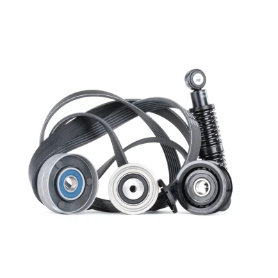 Abbildung von CONTITECH 6PK2404K1 Keilrippenriemensatz mit Spanndämpfer, Spannrolle AUDI: A6 C5 Avant, A4 B6 Limousine, Avant