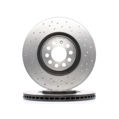 Abbildung von BREMBO XTRA LINE 09.7880.1X Bremsscheibe 312 25 5 gelocht/innenbel. beschichtet hochgekohlt mit Schrauben VOLKSWAGEN: Golf 4 Schrägheck kfzteile,