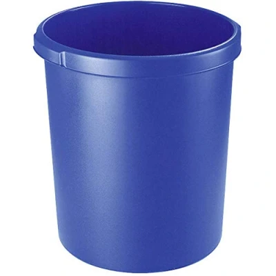 Abbildung von Han Papierkorb Standard mit Griffmulden 30 Liter blau