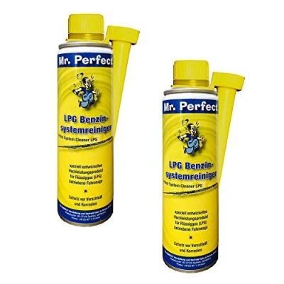 Abbildung von Mr. Perfect LPG Benzinsystemreiniger, 2 x 250 ml Additiv für Autos mit Gasanlage