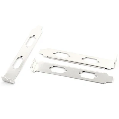 Abbildung von N/A DB9 LPT Parallel Dual Port Long Profile PCI Bracket flach 3 Stück für Mini Case RS232