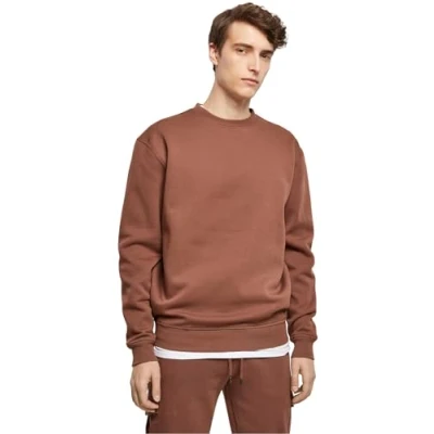Abbildung von Urban Classics Crewneck Sweatshirt, Herren, Größe: Large, Bark