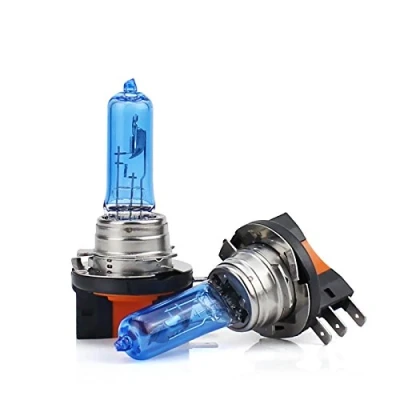 Abbildung von XENON WEISSE OPTIK ca. 6000K Halogen Auto Lampen 12V für Abblendlicht, Fernlicht, Zusatzscheinwerfer und Nebelscheinwerfer nach Wahl. INION® (2x H15 15/55W)