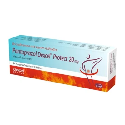 Abbildung von Pantoprazol Dexcel Protect 20 mg 14 St