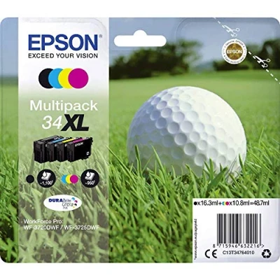 Abbildung von Epson 34XL Patronen Multipack