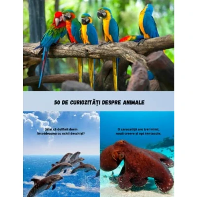 Abbildung von 50 De Curiozități Despre Animale: Cărți pentru copii în limba română/Carte Copii/Curiozitati copii/Cărți română / Carti in romana