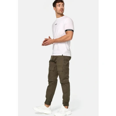 Abbildung von Indicode Jeans Dennis Cargohose, Herren, Größe: Large, Army