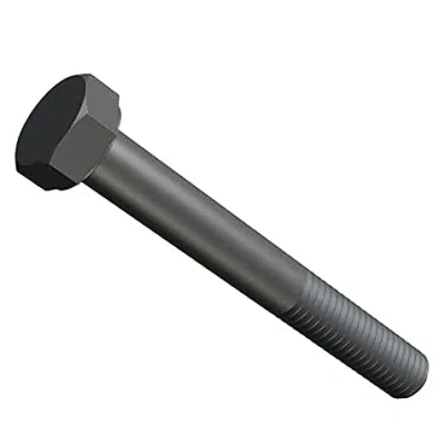 Abbildung von M10x30 Sechskantschrauben, schwarz Hochfester Stahl metrische Kopfschrauben geeignet für Metall, Bauarbeiten, Automobil, Maschinen, Heimwerker, Klasse 10.9 DIN933 10mm x 30mm (5 Stück)