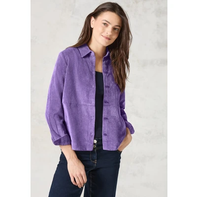 Abbildung von Cecil Hemdbluse, Damen, Größe: Large, Lila