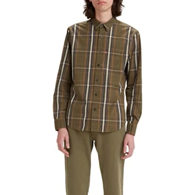 Abbildung von Levi&#039;s Sunset Pocket Standard Bayan Hemd, Herren, Größe: Small, Greens