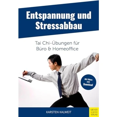Abbildung von Entspannung und Stressabbau Tai Chi Übungen für Büro Homeoffice