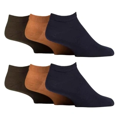 Abbildung von Gentle Grip 6er Pack Diabetikersocken Herren Sneaker Extra Weit Socken Ohne Gummi Kurz