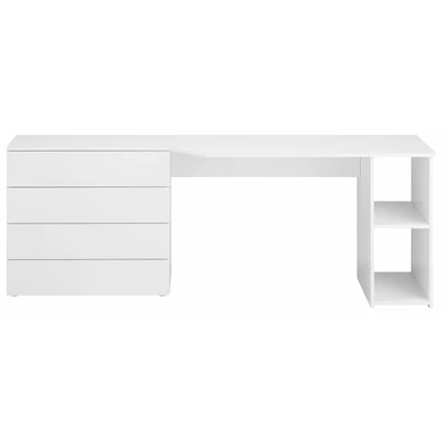Abbildung von borchardt Möbel Schreibtisch &quot;Wallis&quot;, Breite 196 cm, Push to Open Funktion