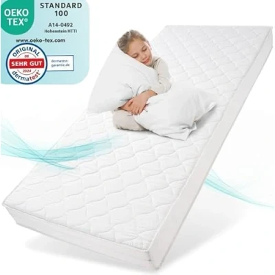 Abbildung von Sun Garden Kindermatratze 90x200 cm H2, Oeko Tex 100 Zertifiziert, Matratze für Kinderbett, Bezug waschbar, Optimale Kinder, mit Klimafaser Versteppung, Modell P1440 ComfortPur