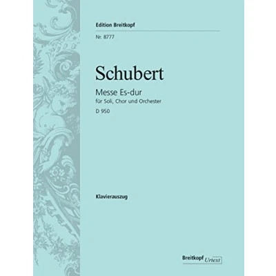 Abbildung von Messe Es dur D 950 Breitkopf Urtext Klavierauszug (EB 8777)