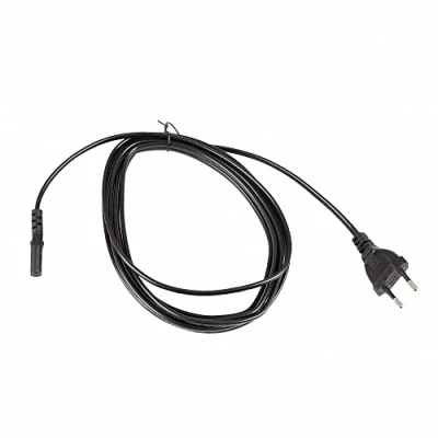 Abbildung von Mextronic Netzkabel 3 m Eurostecker 300SW C7 auf 2 pin Euro Doppelbuchse schwarz