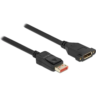 Abbildung von Delock DisplayPort Verlängerungskabel zum Einbau 8K 60 Hz 3 m